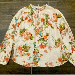 Floral long sleeve blouse